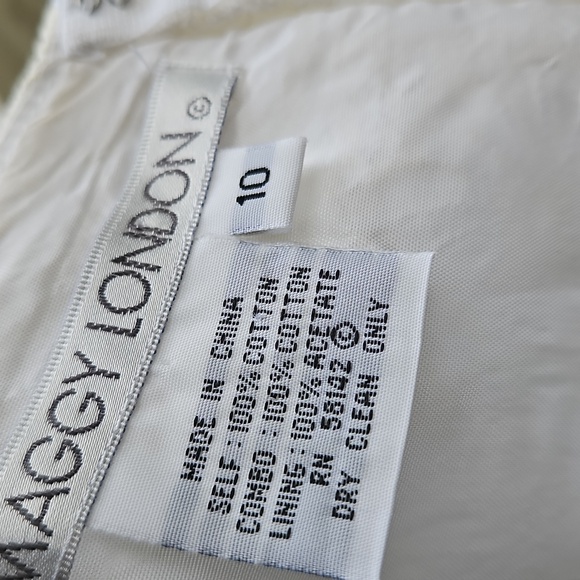 Maggy London White Lace Midi Dress - Picture 8 of 8